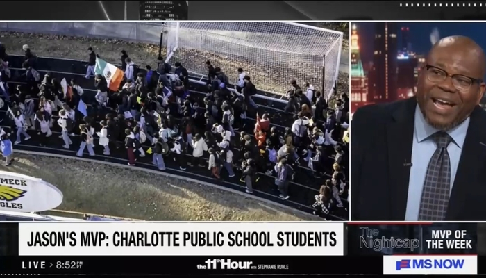 MS NOW’s Johnson Rejoices Over Anti-ICE Tire Slashing in Charlotte