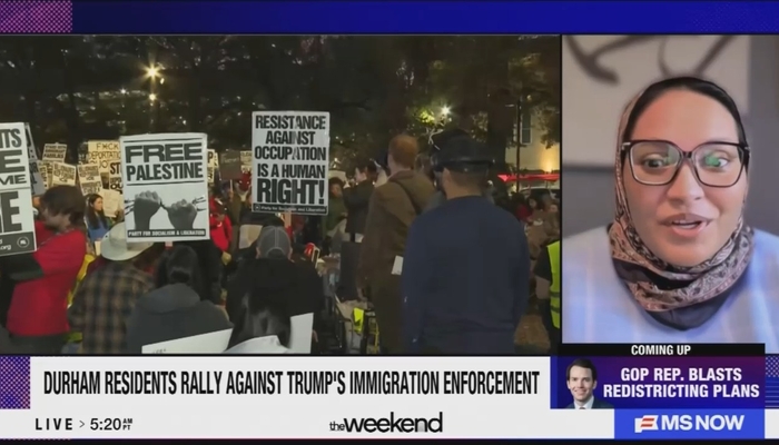 MS NOW Lets NC Dem Slam 'Un-American' Arrests of Illegal Aliens