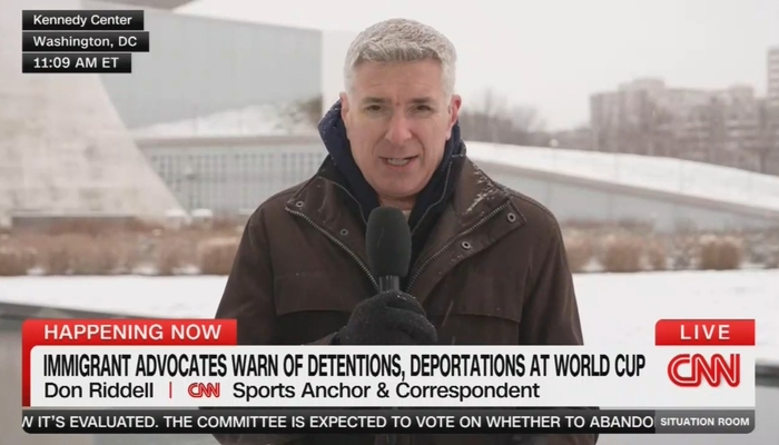 newsbusters.org - Alex Christy - CNN Sports Reporter Compares U.S. ICE Operations To Russia and Qatar