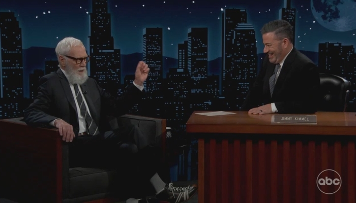 Letterman Gushes Over Kimmel, Calls Him 'The Leader of the Resistance'