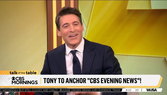 CBS Finally Names Tony Dokoupil the New Anchor of the ‘CBS Evening News’