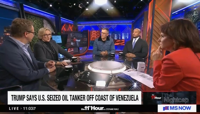 'Sounds Like Pirates': MS NOW Ignores Facts Of Oil Tanker Seizure