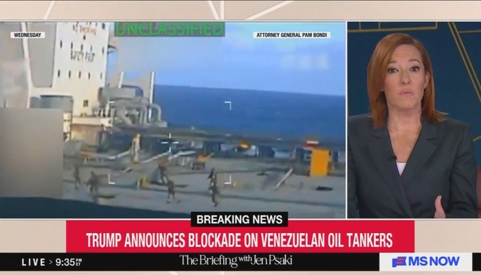 Psaki Condemns Trump For Seizing Tanker Without Congress That Her Boss Sanctioned