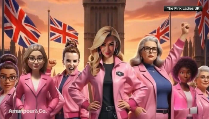 PBS’s Christiane Amanpour Sees Red Over ‘Pink Ladies’ in UK Fighting for Safety vs. Migrants