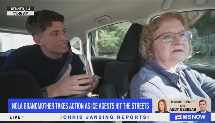 MS NOW Plugs Reverend and 'Grandmother' Who Stalks ICE, Invokes the Holocaust