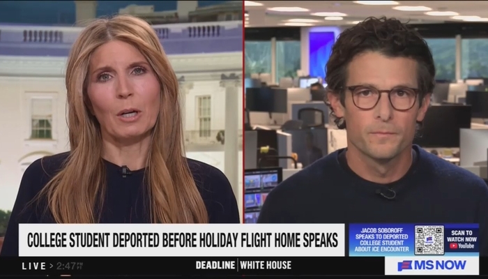 'Total Lie'! MS NOW Hosts Fulminate Over Illegal College Kid Deported to Honduras