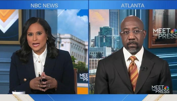 FAITHLESS: NBC’s Welker Assents as Warnock Calls Trumpism “A Plague”