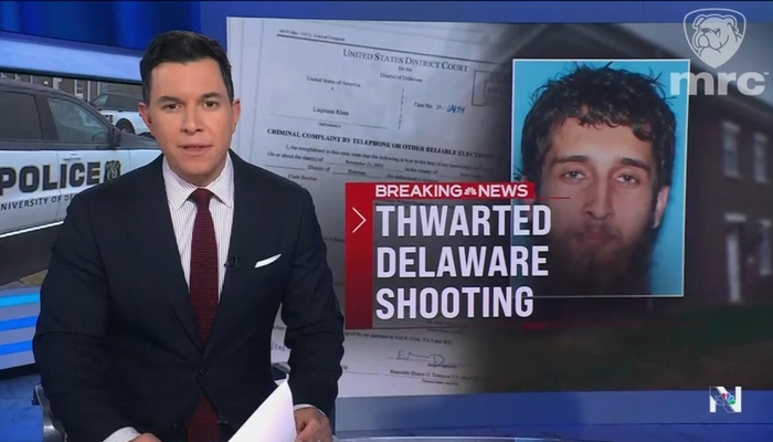 NBC The Only Nightly Newscast to Report Thwarted Delaware Terror Plot
