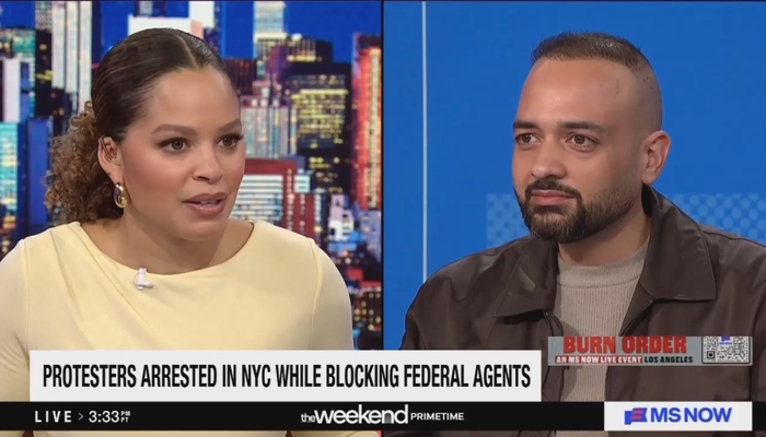 MS NOW Promotes Mob of Anti-ICE Activists Obstructing Enforcement in New York