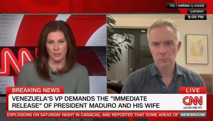CNN Fears Maduro's Capture Will Start WWIII, Compares U.S. to Russia