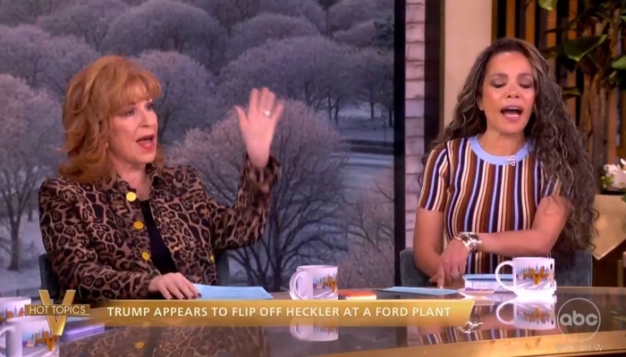 ‘Obnoxious! Horrible!’ The View Melts Down Over Trump Finger Flip