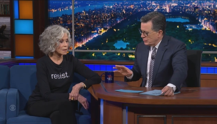 'They're Shooting People': Colbert and Fonda Give Unhinged anti-ICE Rants