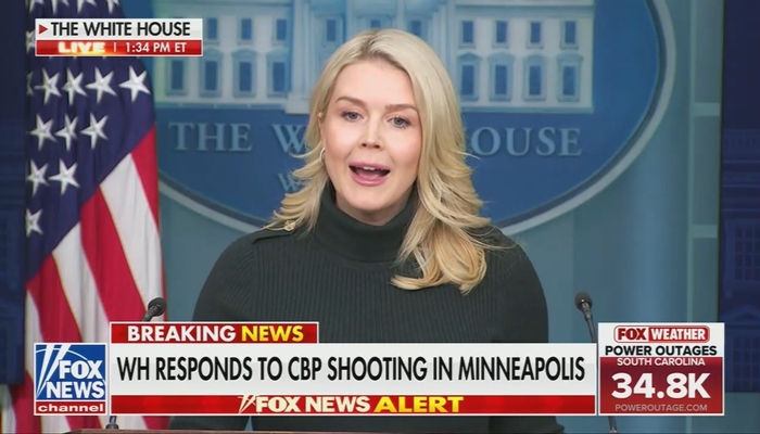 Leavitt Asks WH Press If They Would Like Being Harassed Like Feds in Minneapolis