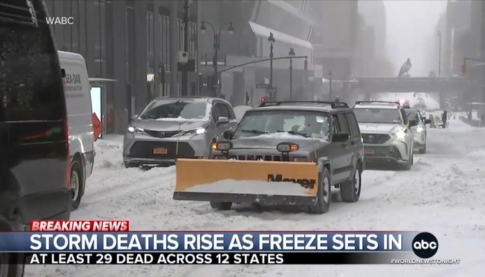 As Snowstorms Blow, Media Can't Talk About Global Warming