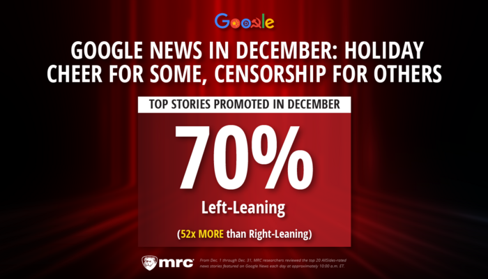 Google News in December: Holiday Cheer for Some, Censorship for Others