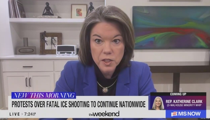MS NOW Lets Minnesota Rep Slide On Absurd ICE Shooting Claims, House Floor Stunt
