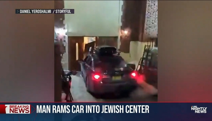 ABC & CBS Nightly Newscasts Pass on Man Repeatedly Rams Car Into Brooklyn Synagogue
