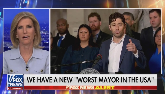 Laura Ingraham Proclaims 'Duplicitous Dweeb' Jacob Frey 'Worst Mayor In U.S.A.