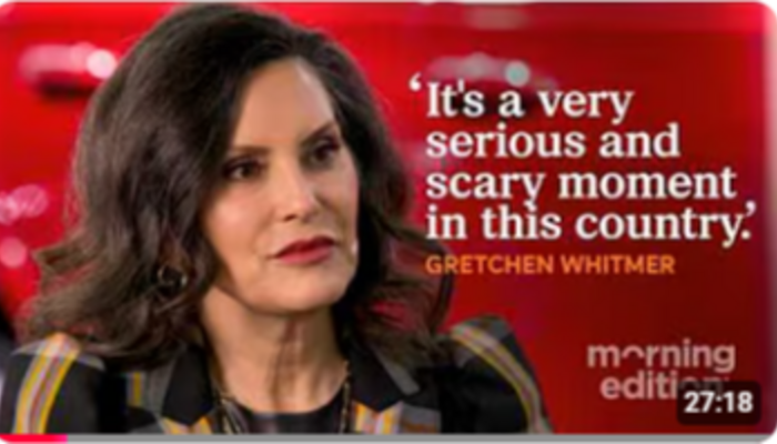 NPR Morning Host Inskeep Nudges Whitmer to Spread Fear of DHS Election Meddling