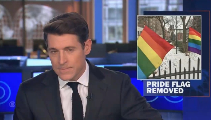 PRIORITIES: CBS Evening News Mourns Pride Flag Removed from Stonewall
