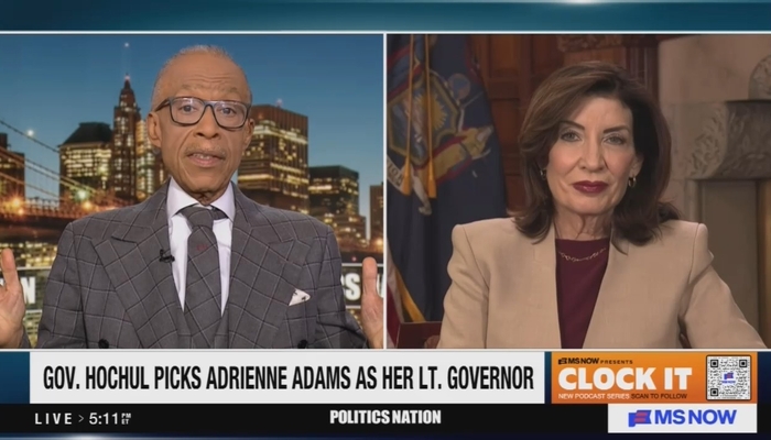 MS NOW's Sharpton and Gov. Hochul Ignore Controversy Surrounding Her Lt. Gov Pick