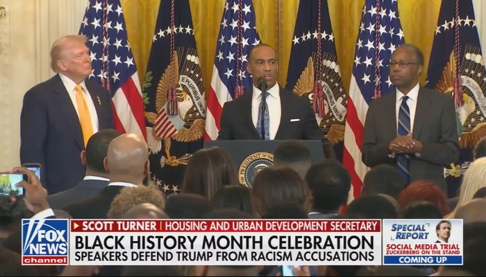Network Newscasts SKIP  White House Black History Month Event Where Trump Was Praised