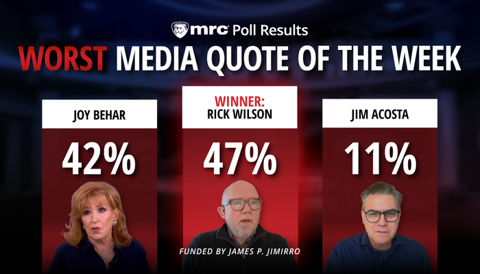 POLL RESULTS: Worst Media Quote of the Week Winner!
