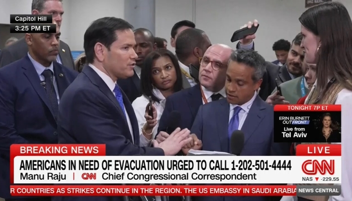 BOOM: Rubio Smokes Annoying CNN Hack Manu Raju Over Why U.S. Attacked Iran