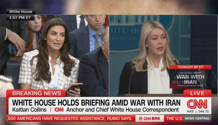 OUCH: Leavitt Throws Down With CNN Hack Kaitlan Collins Over VILE Iran Question