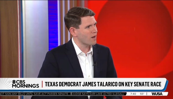 ‘CBS Mornings’ Sucks Up to, Strategizes With Far-Left TX Candidate James Talarico