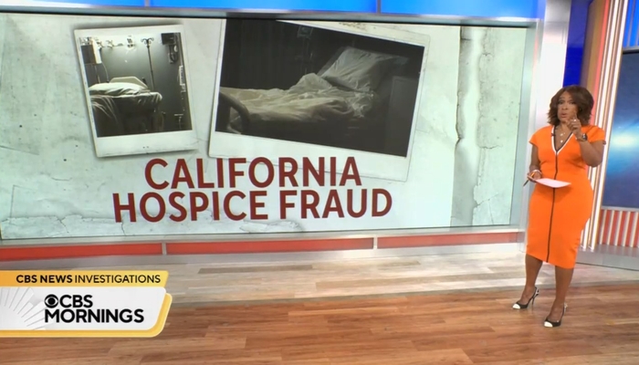 newsbusters.org - Curtis Houck - Good Journalism: CBS Investigates Rampant Hospice Fraud in Newsom's California