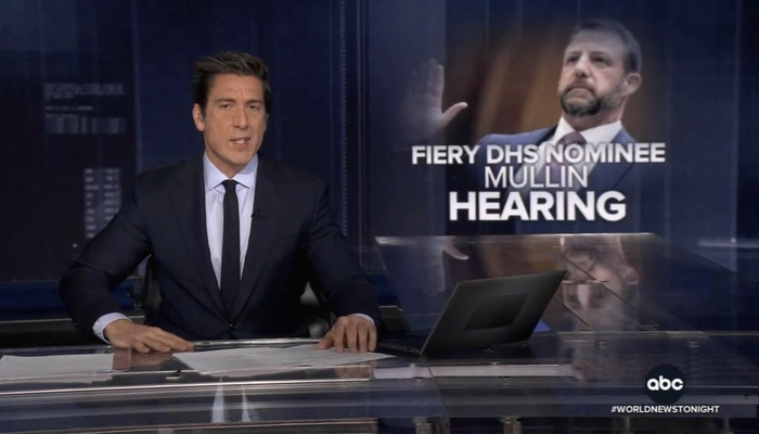 ABC, NBC Tout ‘Contentious Hearing’ for DHS Pick Mullin, Who Has ‘Anger Issues’