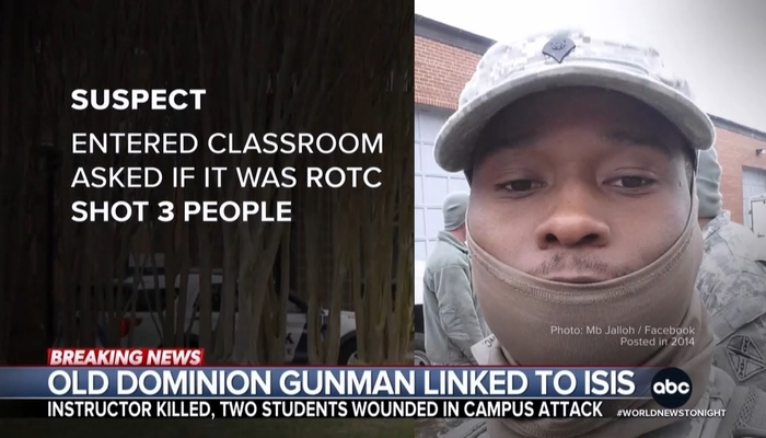 Surprise, As Big 3 Networks Include Info That Old Dominion Shooter Shouted 'Allahu Akbar'