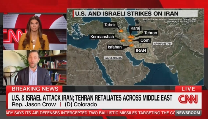 CNN's Kaitlan Collins Sets Up Democrat Jason Crow to Trash Trump as a 'Draft Dodger'