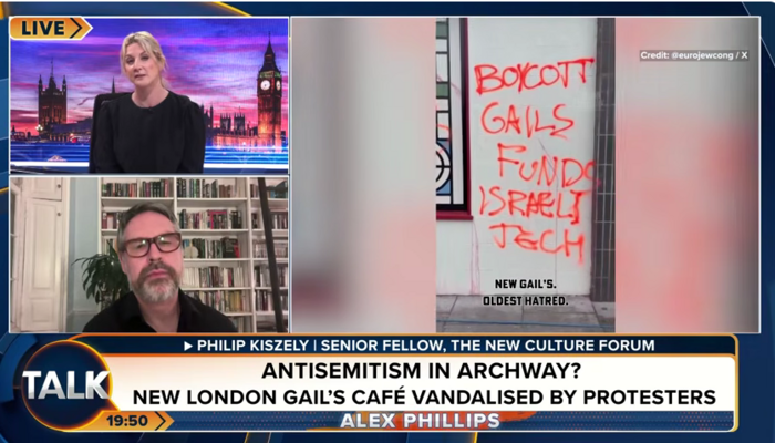 Guardian Calls Nazi-Style Vandalism Against Jewish-Identified Bakery 'Petty Symbolism'