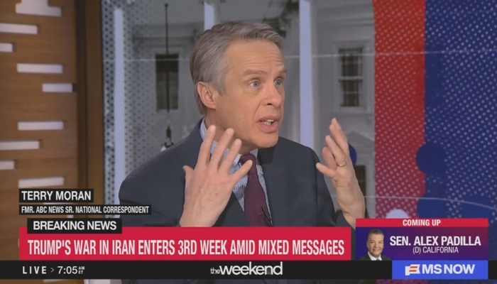 Fired ABC Reporter Terry Moran: Trump's In a ‘Terrible Spot,' Iran’s Got…Speedboats!