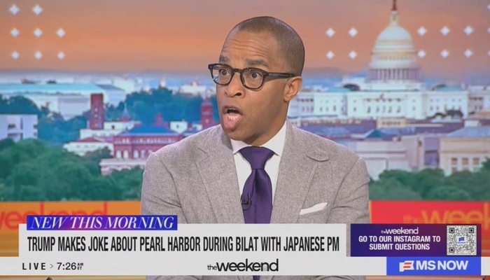 MS NOW's Capehart Calls for 25th Amendment Talk After Trump's Pearl Harbor JOKE