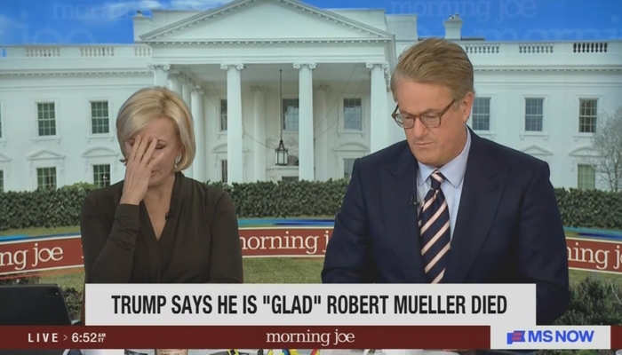 Mika Refuses to Read Rough Trump Statement on Mueller’s Death: 'I’m Not Doing It'