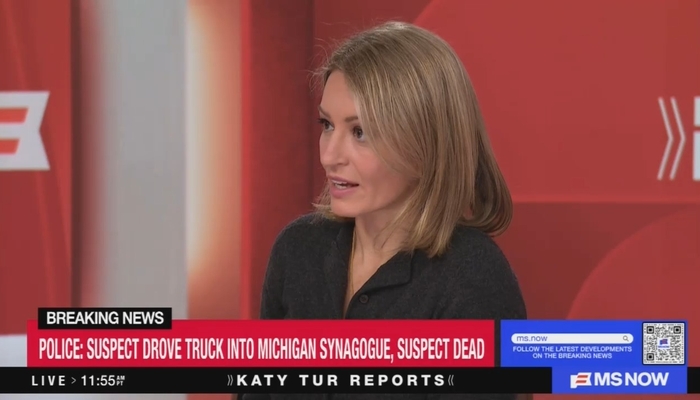 Katy Tur Decides to Connect Michigan Synagogue Attack to Republicans