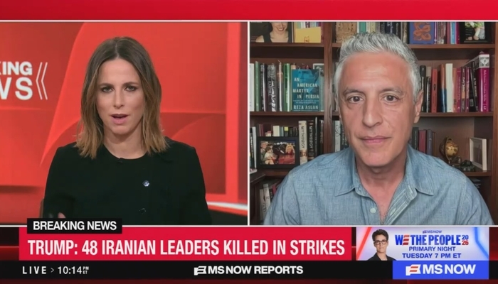 On MS NOW, Reza Aslan Compares 'Authoritarian' Trump to Iran Regime