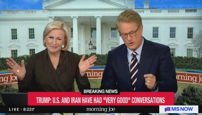 Scarborough HOUNDS Schumer on Degrading Iran's Regime, Mika Cries 'Trick Question'