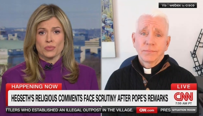CNN Priest and Pamela Brown Attack 'Unqualified' Hegseth's Use of Christian Language