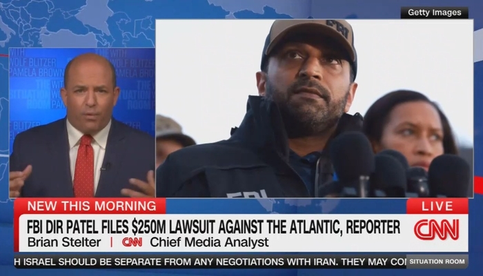 CNN: Patel Should’ve Ignored Possibly Defamatory Report Instead of Sue