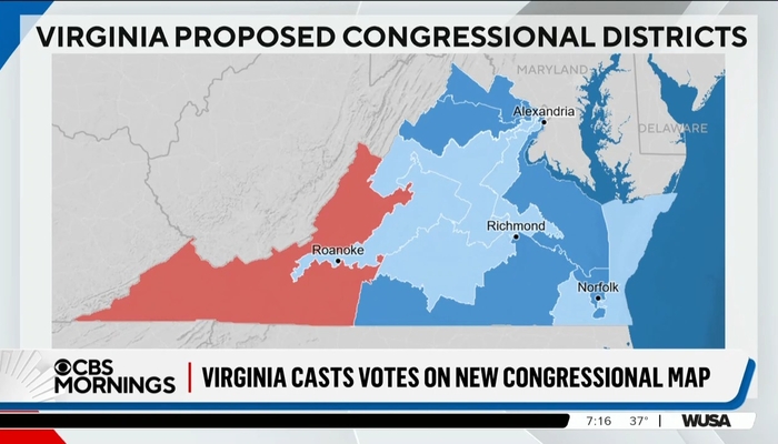 Nothing to See! CBS Touts Virginia Democrat Gerrymander as Ending ‘Fight’ GOP ‘Started’