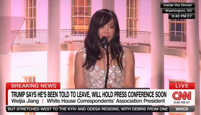 Credit Where It’s Due: CBS’s Jiang Delivered as WHCA President Amid Shooting Chaos