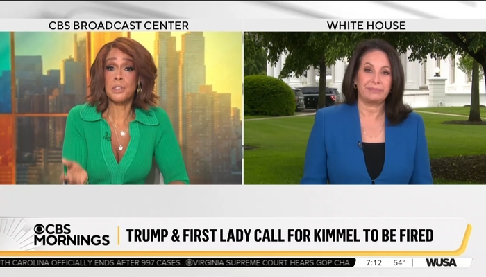 ABC’s ‘GMA’ Ducks, ‘CBS Mornings’ Defends Kimmel Over Smear Wishing Trump Dead