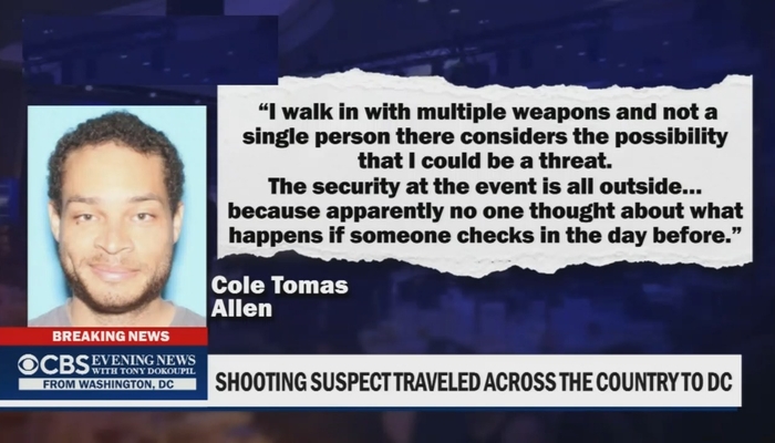 CBS Still Refuses to Acknowledge the WHCD Shooter’s Political Leanings