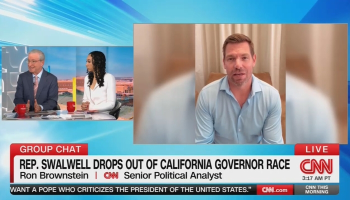 CNN’s Brownstein Deflects Swalwell Scandal, Suggests GOP Support Abuse