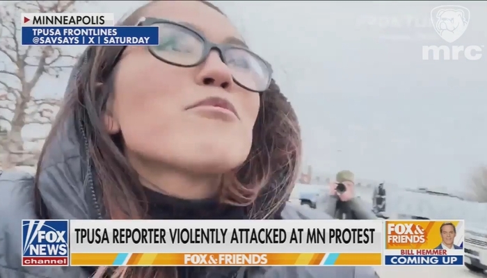Fox News Covers Video of Lefty Mob Assaulting TPUSA Reporter
