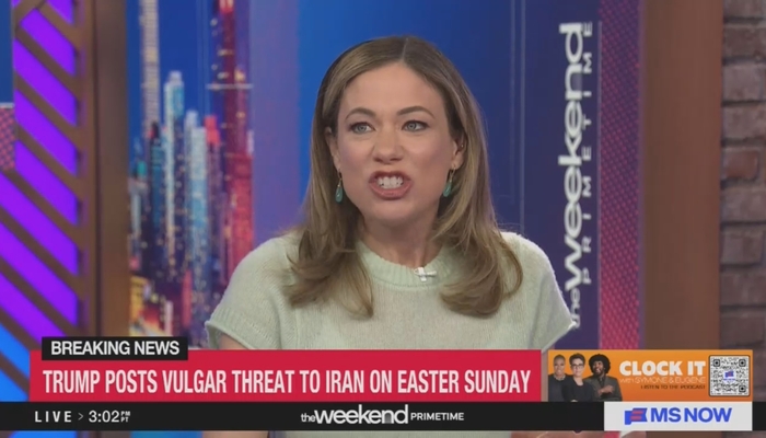 MS NOW ‘Republican’ Elise Jordan Goes Off on Trump: Trashy, Classless, Unholy, Unhinged Jerk
